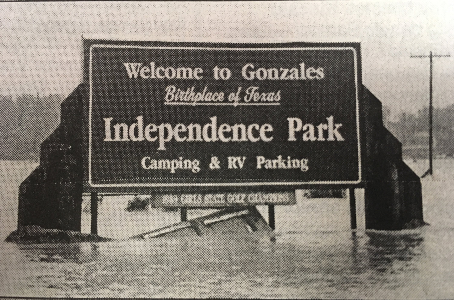 Scenes from around Gonzales after the record breaking flood experienced here on Oct. 18, 1998.