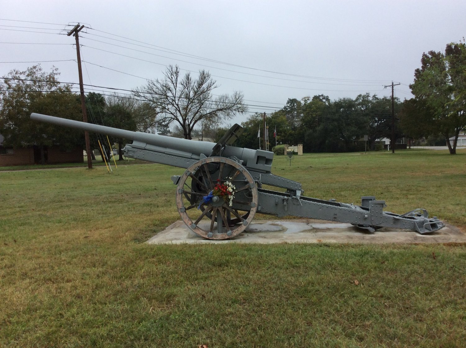 A World War I commemoration will be held at the old German cannon at the 400 block of Fair St. on Sunday. Several other activities celebrating Veterans Day will be held in Gonzales and Nixon over the next several days.