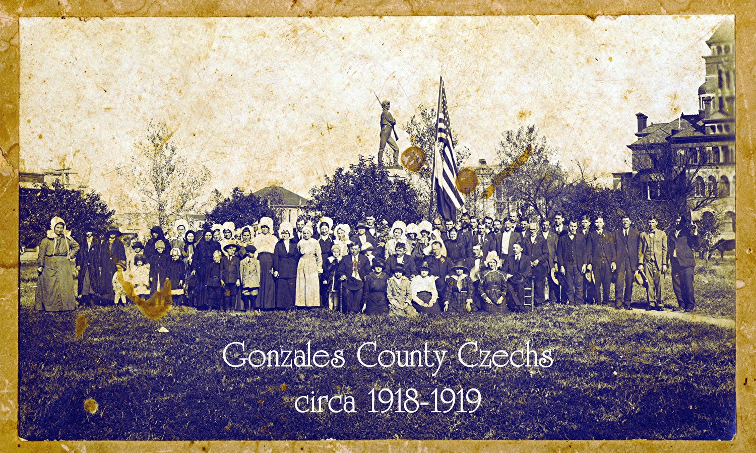 Tens of thousands of men from all across America signed up to fight in World War I, and men in Gonzales were no different. Many of the men from this area with Bohemian signed up to fight and marched off to war overseas in 1917 and 1918.