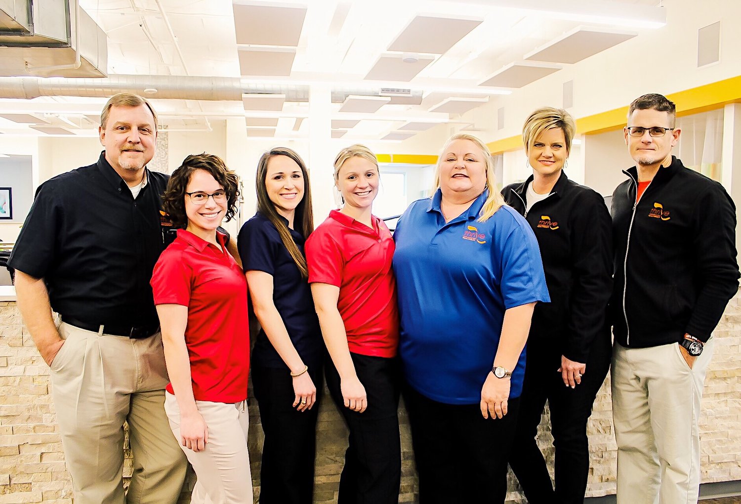 Members of the physical therapy team from Thrive are among the best in South Central Texas.