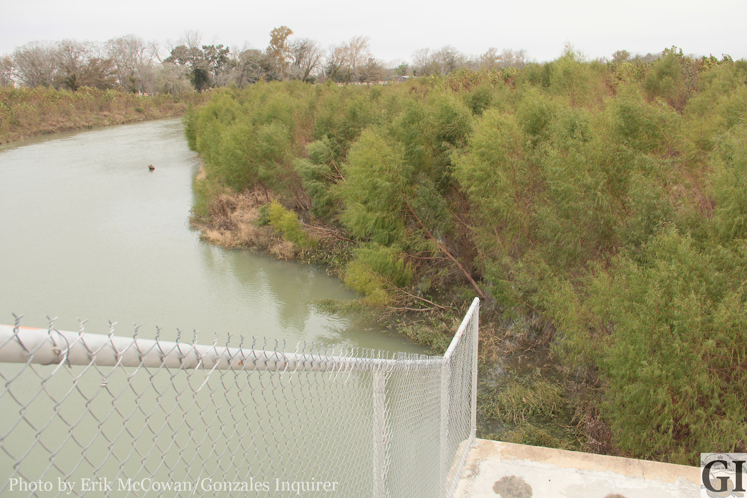 The former lake lost 10 feet of elevation and the water has receded into its natural Guadalupe River channel. Trees have now taken over the muddy lakebed where fishermen and recreationalists used to roam.