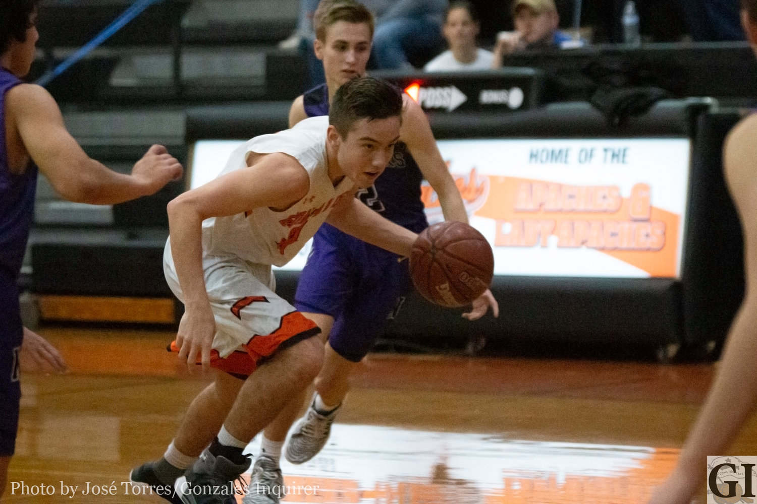 William Knox (4) led the team in scoring with 15 points. He added six rebounds, one assist and a team-leading three steals to his stat line in Gonzales’ 61-43 loss last Friday, Dec. 21.