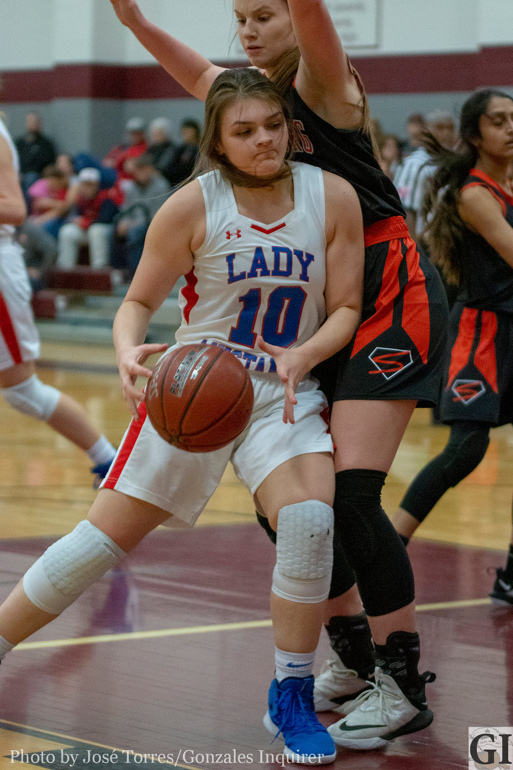 Katie Tschoepe (10) was named to the first-team all-District 27-3A team.