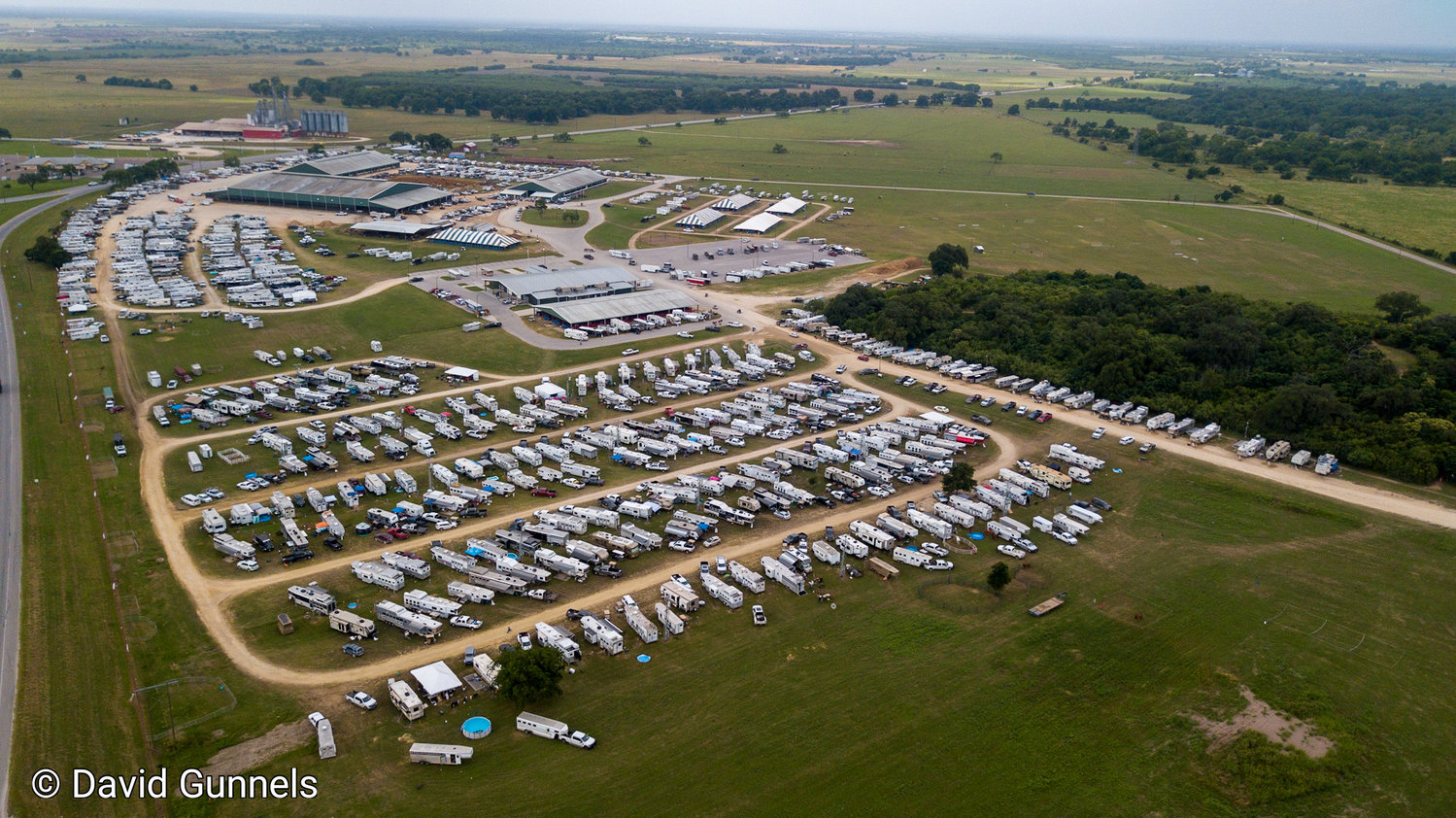 J.B. Wells Park was filled with campers and trailers as state rodeo finalists compete at the TJHRA finals last week.