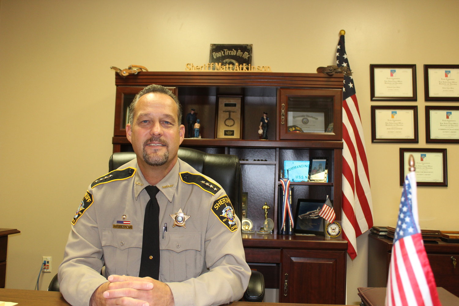 Gonzales County Sheriff Matt Atkinson announced last week that he is going to seek a second term as sheriff in the 2020 election.