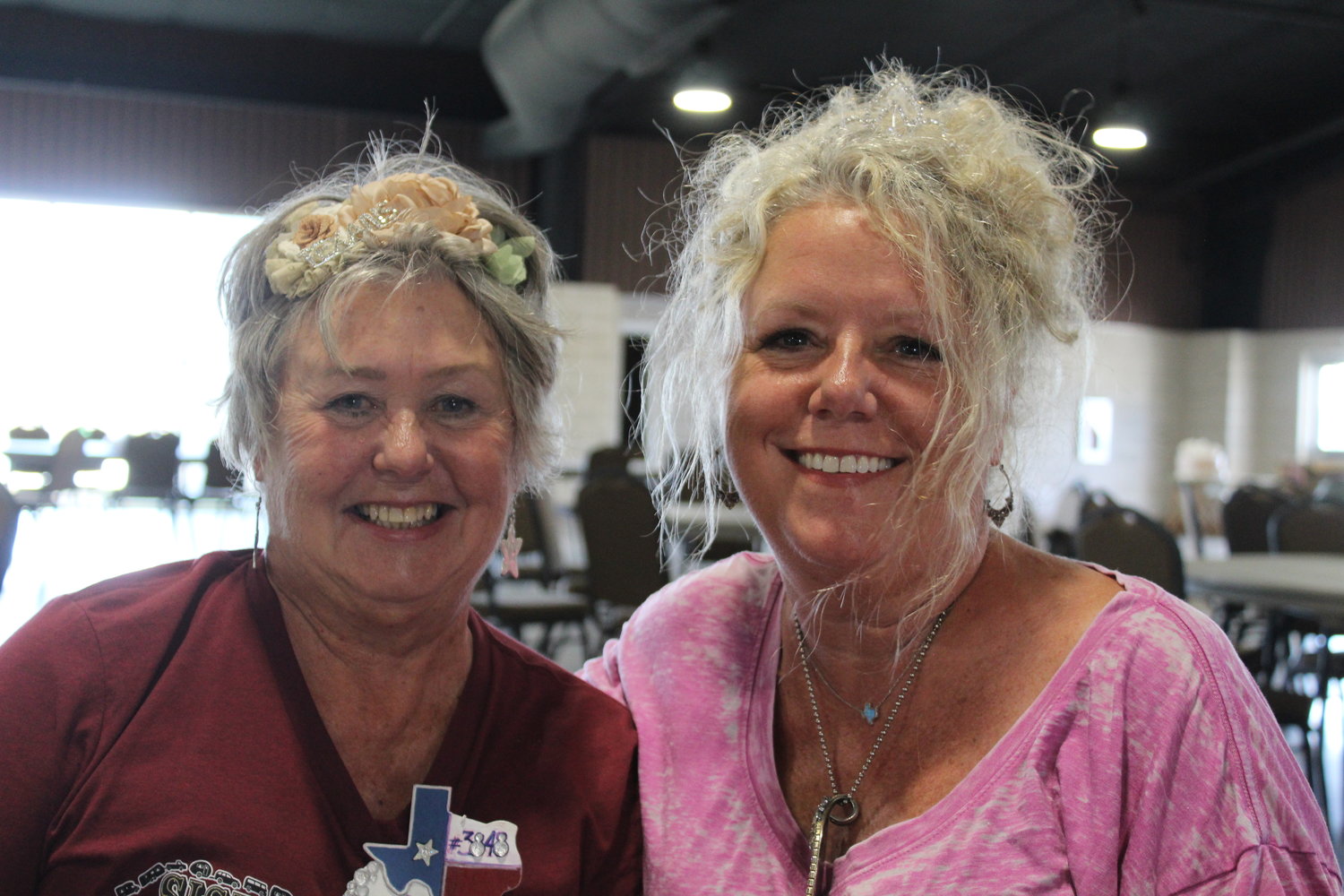 Pictured are Sisters on the Fly members and cancer survivors Danis Cheney (Aransas Pass) and Caren Cook (Lake Whitney).