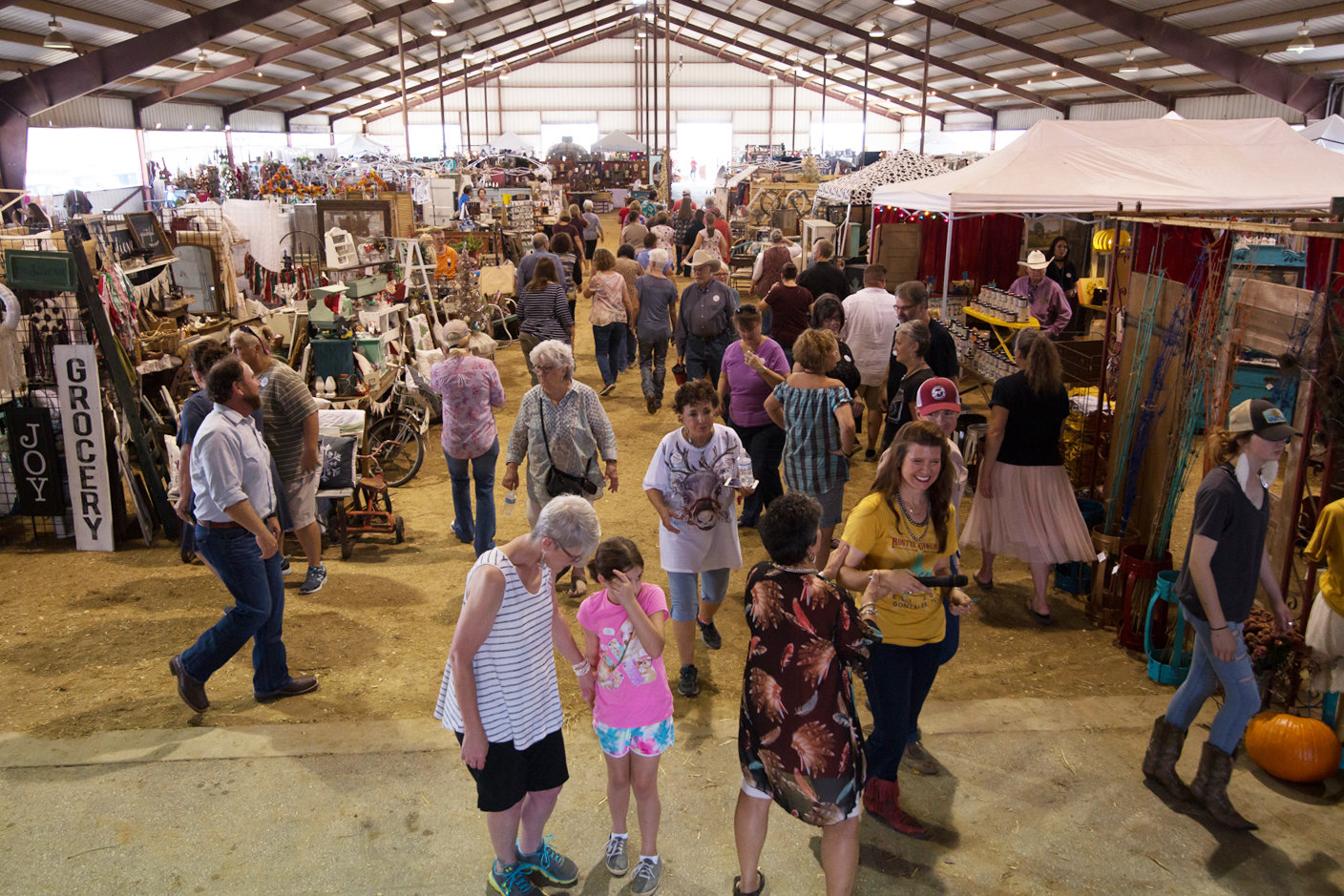 Patrons from all over the state venture to Gonzales for Rusted Gingham’s annual barn sale. This year’s event kicks off at 4 p.m. Nov. 2 at the J.B. Wells Show Barn.