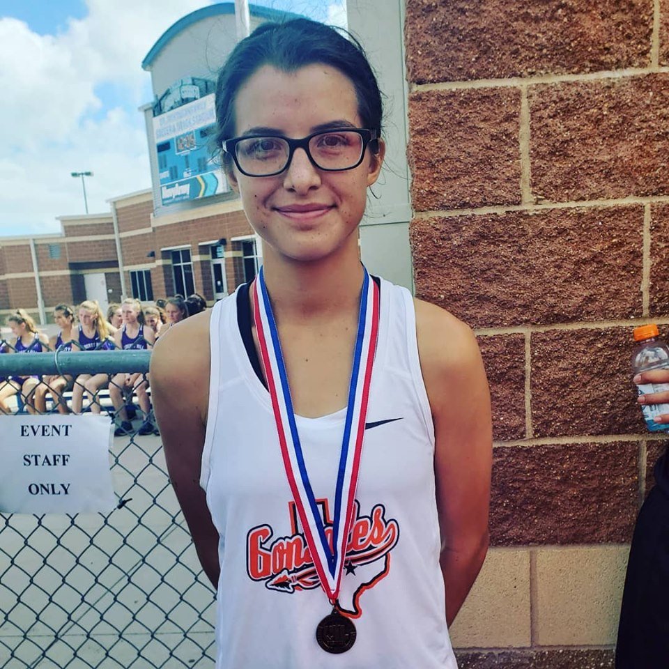 Veronica Moreno is back at the state meet to compete in the UIL Cross-Country State Championships.