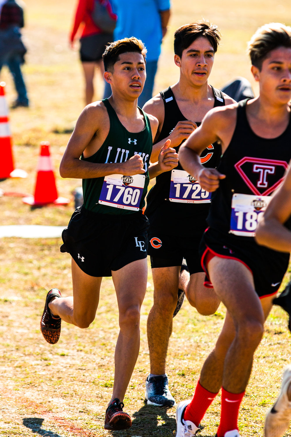 Edwin Zamudio is a state champion, winning the Class 3A boys race with his time of 15:35.87.