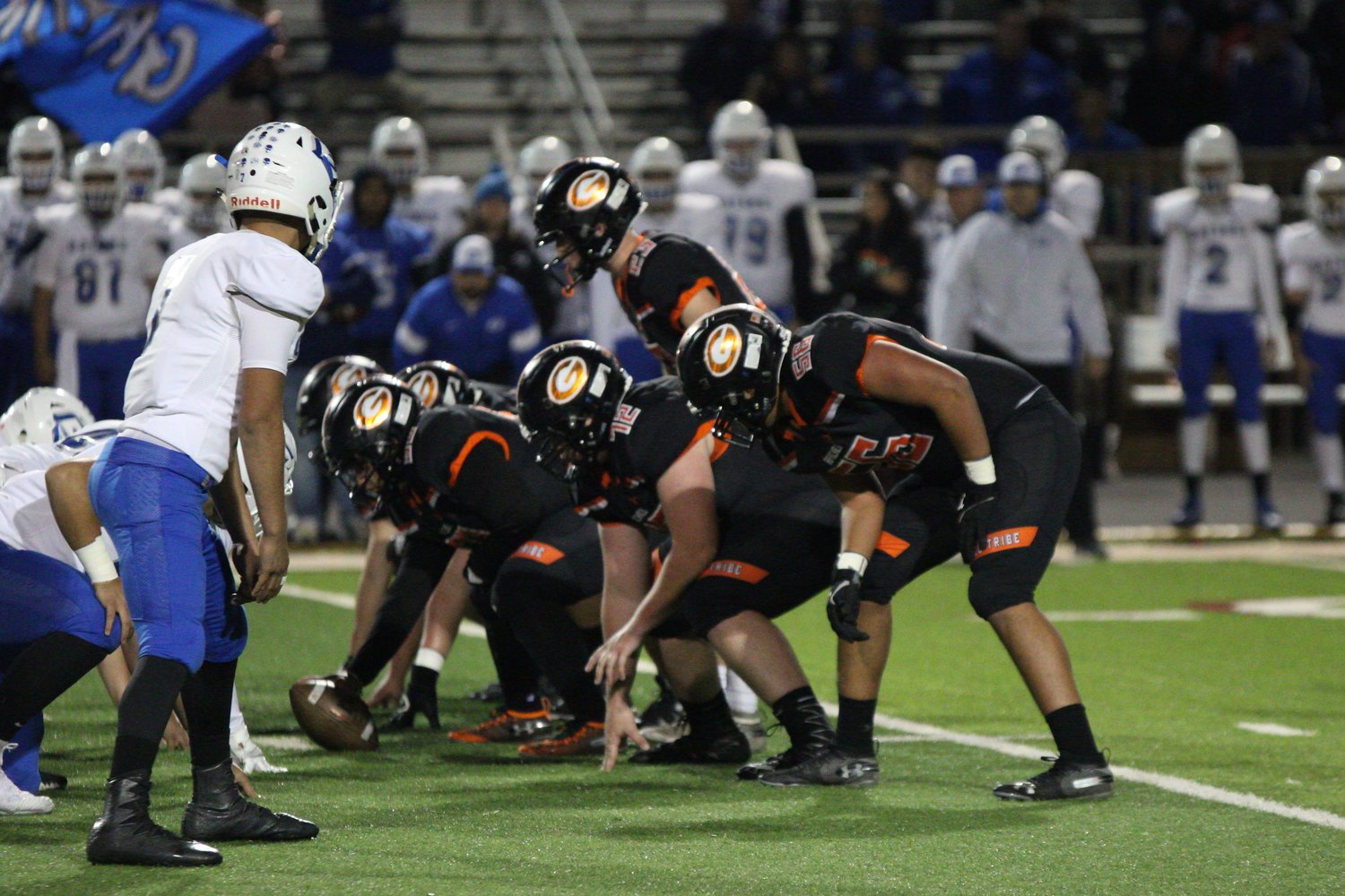 Gonzales head coach Mike Waldie gave props to his offensive line, who led the way in the Apaches’ offensive attack in their 21-point victory.