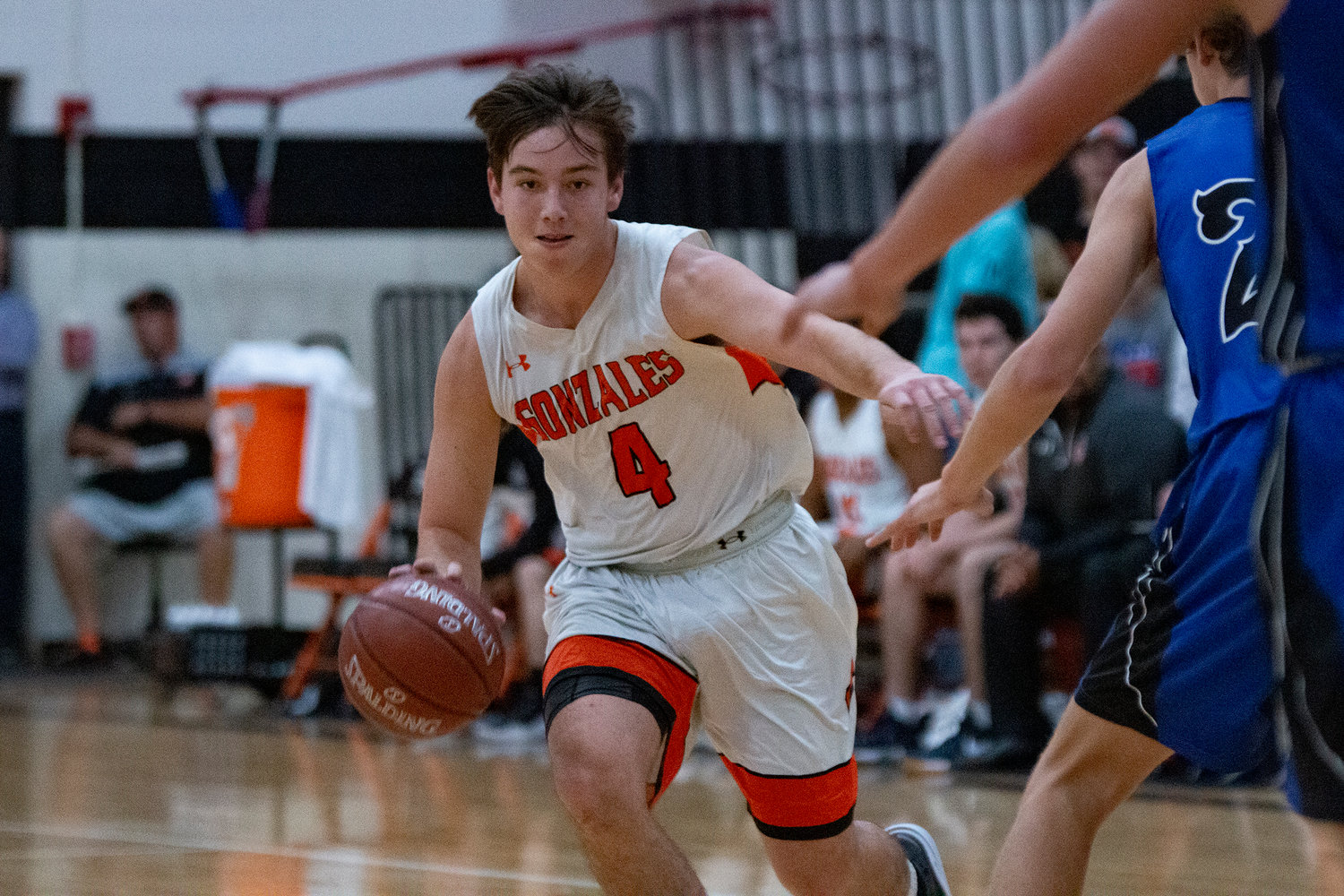 Will Knox (4) had 11 points in Gonzales' 20-point victory.