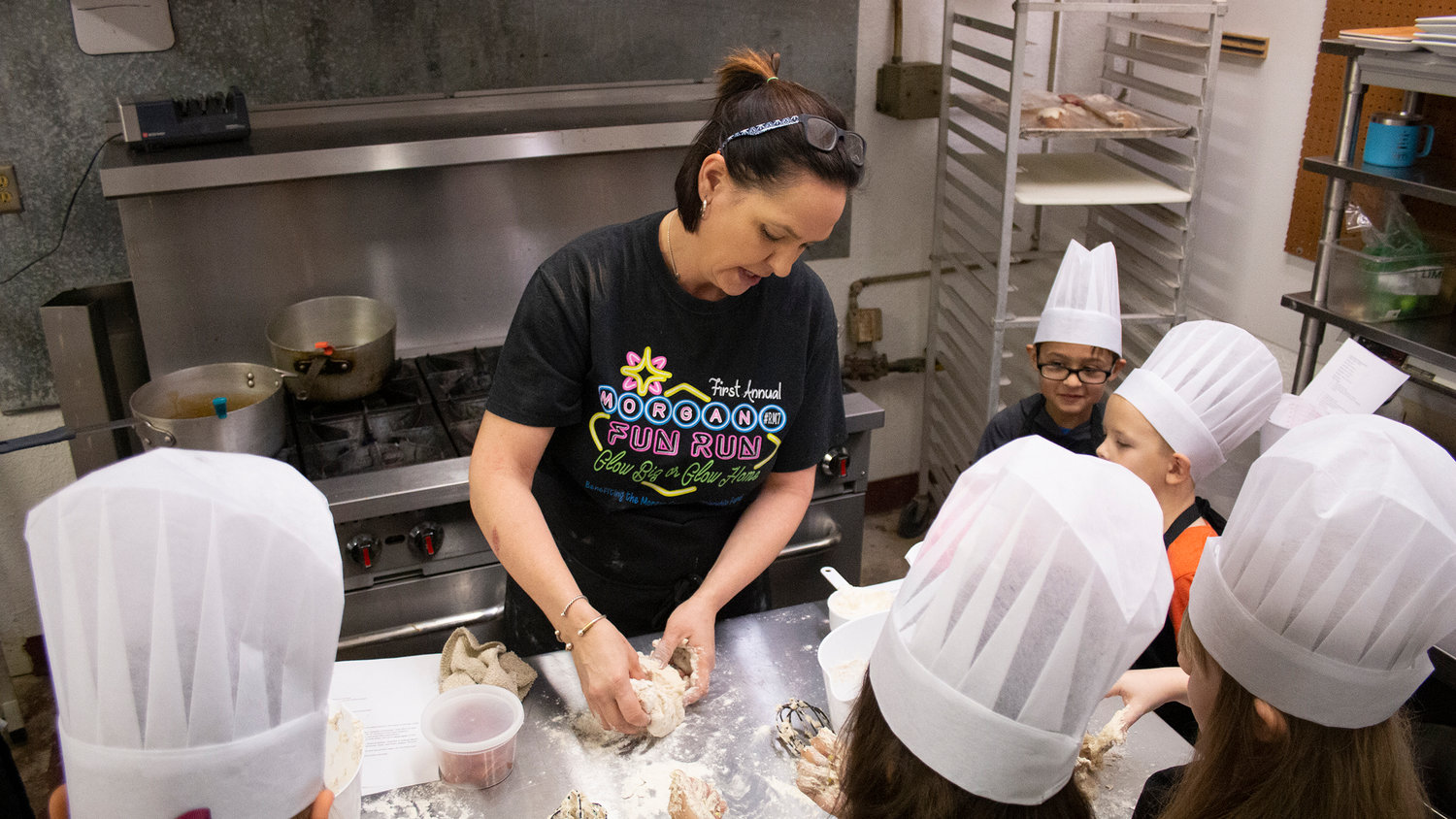The Farmers Daughter owner Sarah Tenberg hosted a children’s cooking class on Saturday, Feb. 1. Tenberg plans to host more cooking classes for all ages in the near future.
