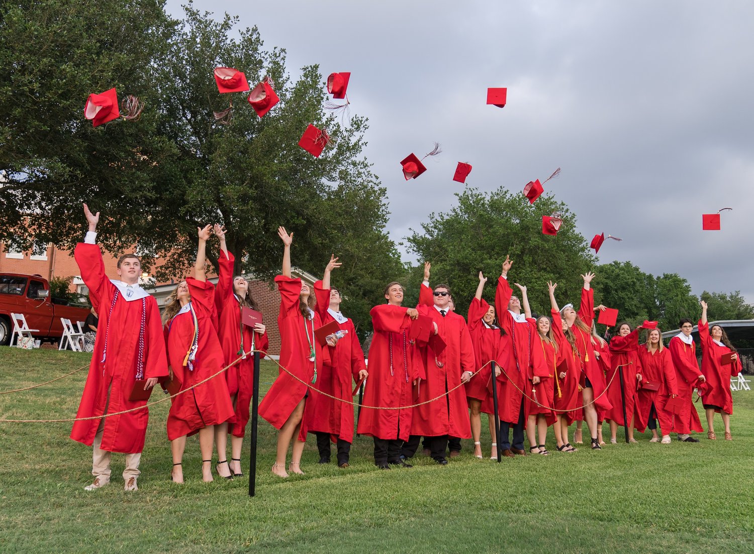 Eighteen seniors received their diplomas last Friday during Shiner St. Paul High School’s annual commencement exercise. The celebration included a dual ceremony, with the annual awards tied to graduation.