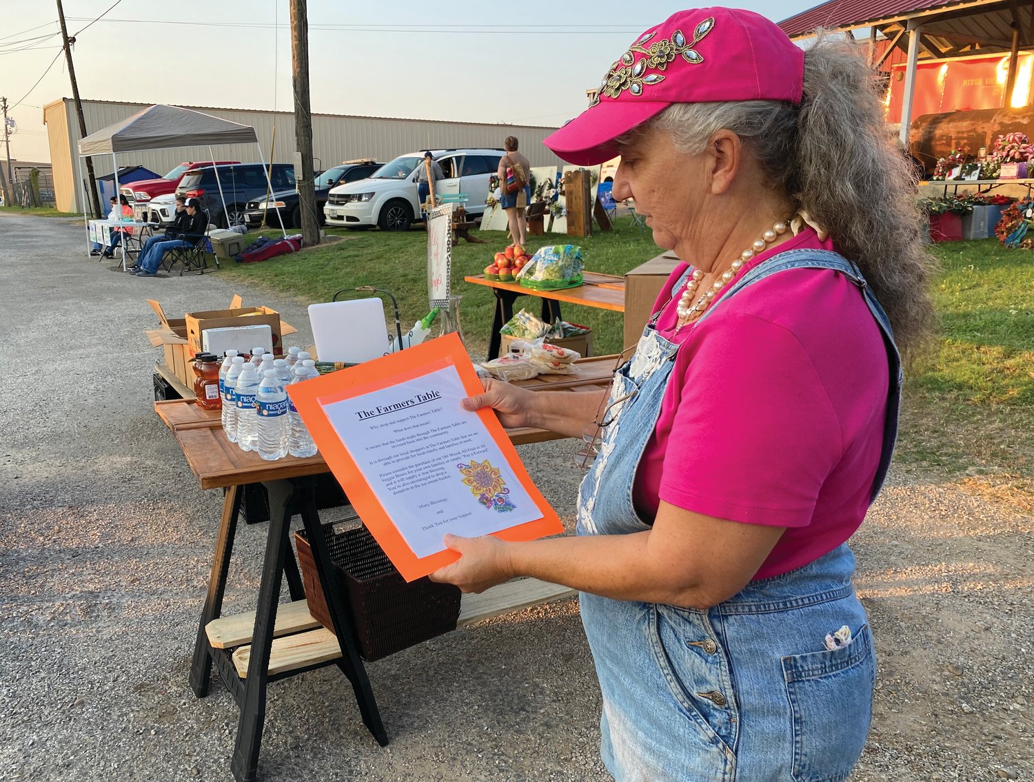 The Farmers Table owner Renee Trip shared her business’s mission, which is to bring affordable produce to areas such as Nixon, Pandora and Smiley.