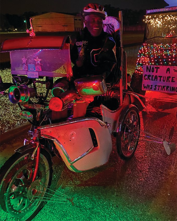 O.S. Grant rides a three-wheel bike during the 2020 Winterfest event on Dec. 5, 2020. He died later that night.