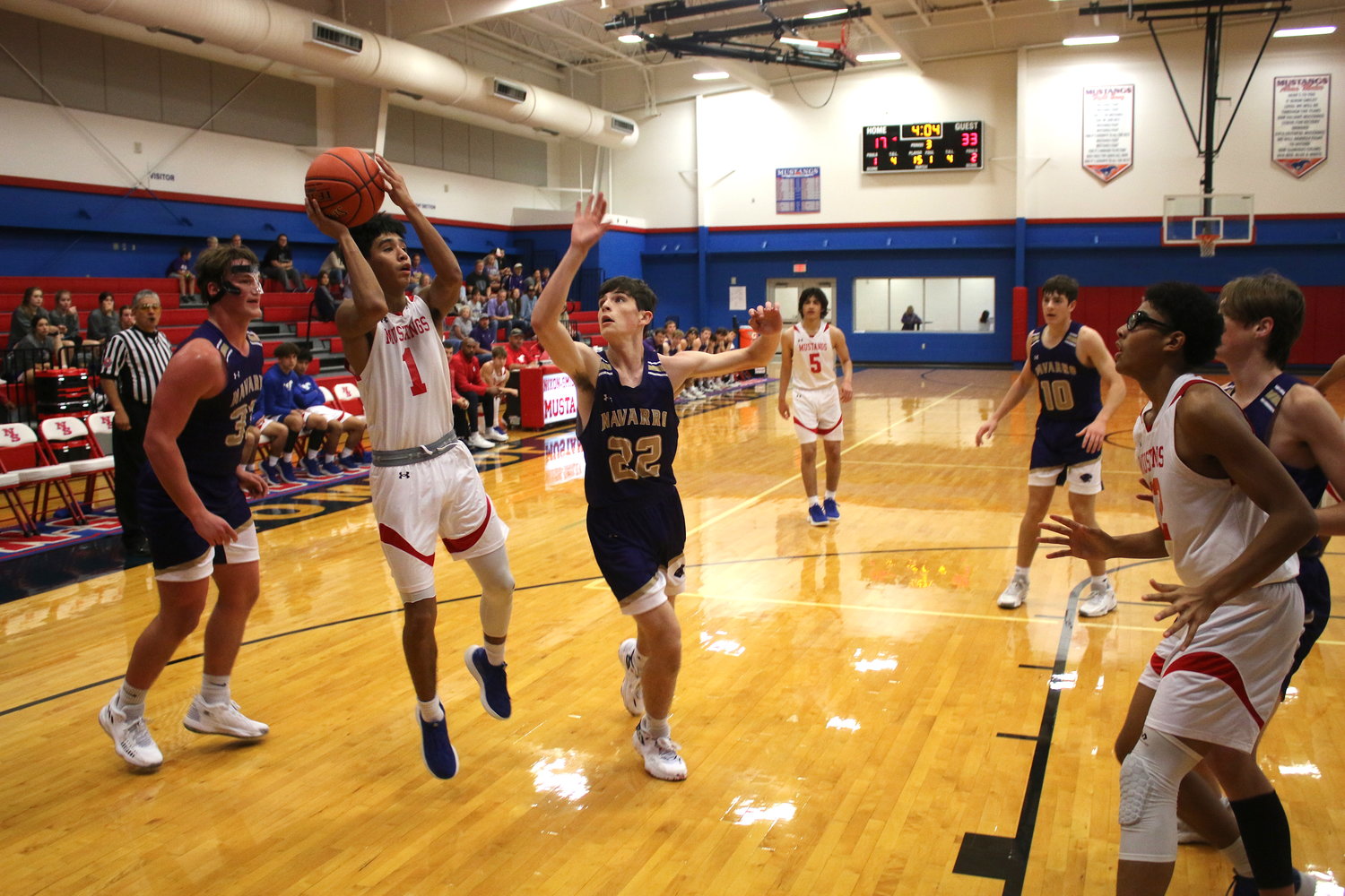 Brayden Martinez looks to pass to Braxton Regalado during an earlier tourney game. Martinez was named to the Nixon-Smiley All-Tournament Team.