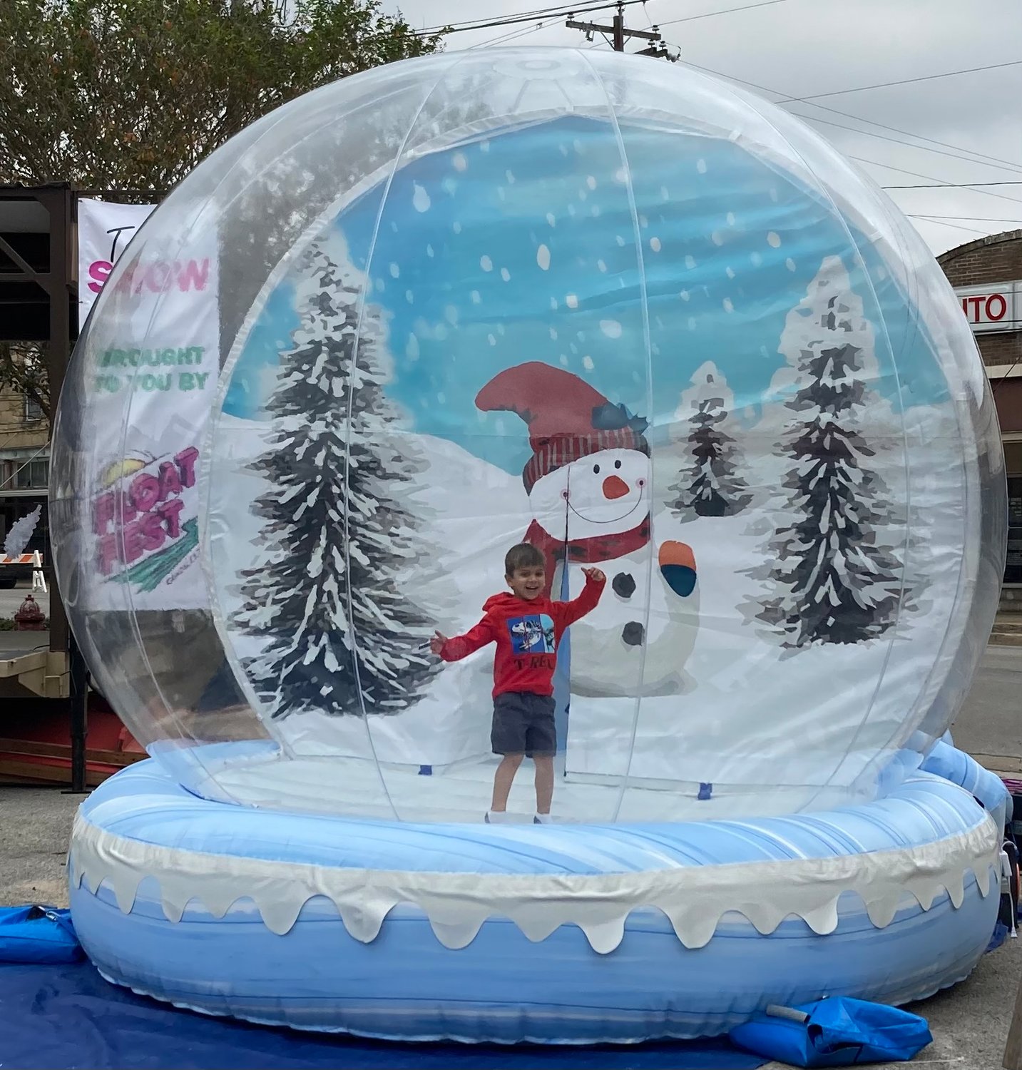Last year, there was an inflatable snow globe at the Winterfest. This year, there will be other rides and games for kids, including a giant inflatable “snow mountain,” carousel swing and Candyland obstacle course.