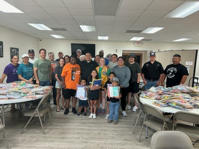 The Gonzales Community School Supply Drive returns for students in need Saturday, Aug. 3. Three hundred school supplies were distributed to students. The remaining school supplies were distributed Friday, Aug. 9 at Meet The Apaches Night.