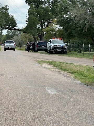 Photos from the multi-agency apprehension of John Edward Parsley at a Gonzales County home on charges of terroristic threat.