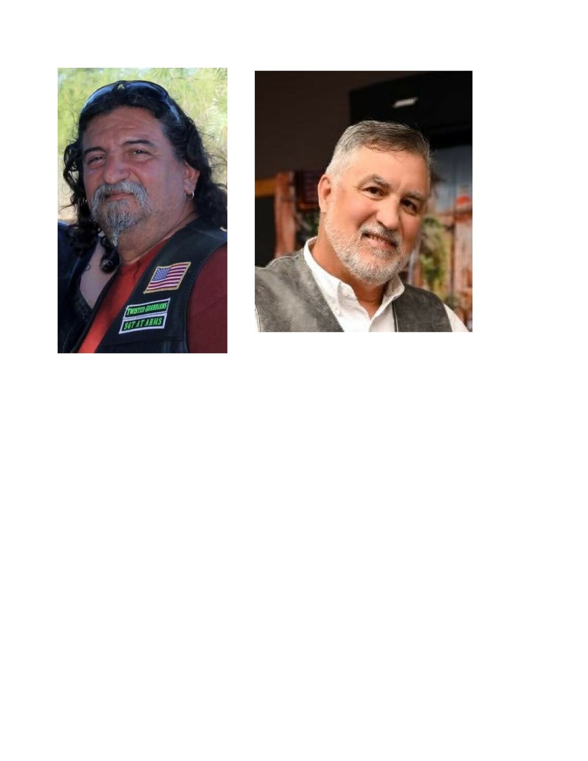 Marcus Hernandez and Russell "Rusty" Bowles