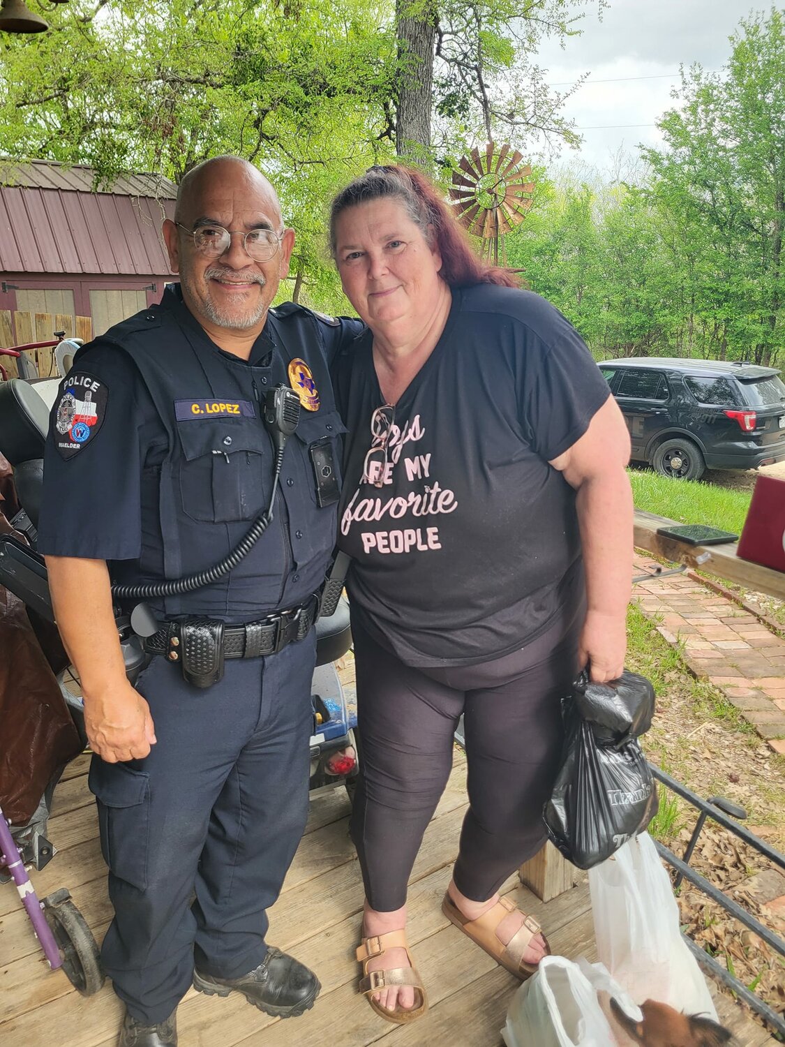 Waelder Police Chief Cesar Lopez, left, is retiring, which will leave the department with just two officers on the job and three vacancies. Two other positions are currently advertised on Texas Municipal League’s website.