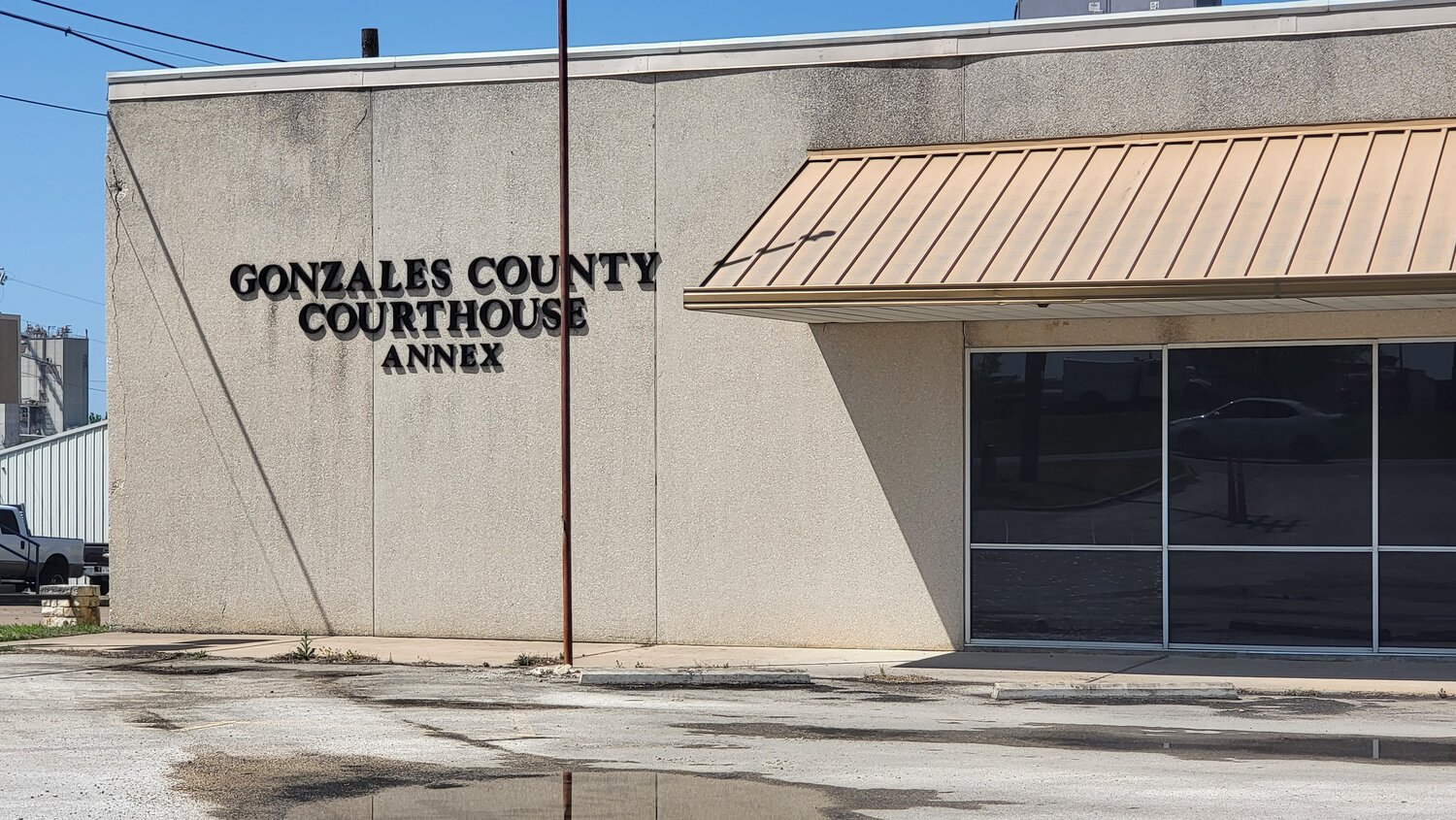 The Gonzales County Courthouse Annex on Sarah DeWitt Drive could see selective demolition begin as soon as mid-April with construction of a new building to follow. The annex has been vacant since being declared unsafe in October 2023 due to deterioration.