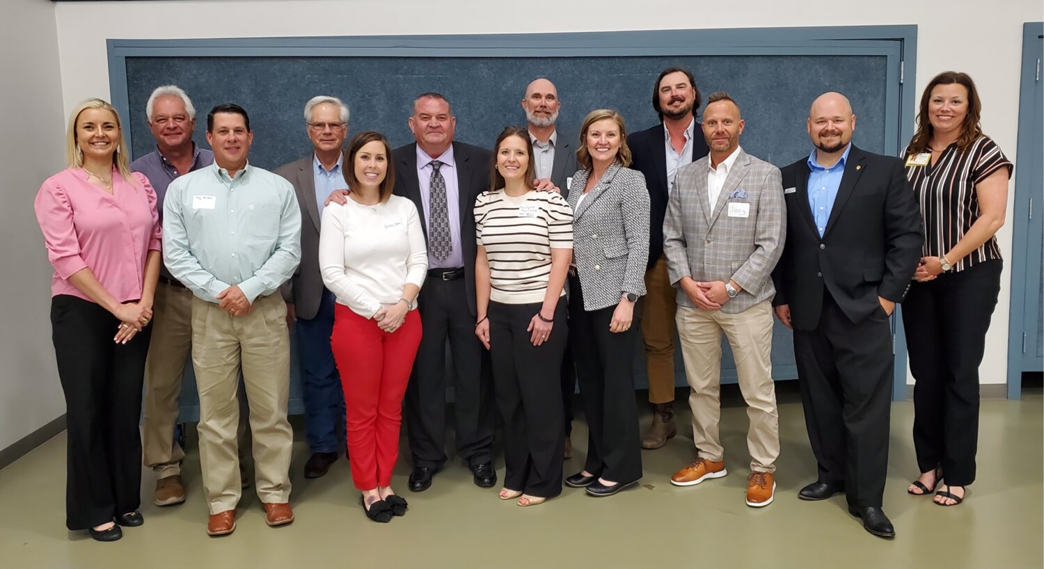 GADC directors are, from left, Daisy Scheske Freeman, Keith Schauer, Gary Mobbs, Dr. Kenneth Gottwald, Britney Jones Caka, President David Lindemann, Bridgette Tomas Burnett, Vice President Robert Bland, Amanda Reed Smith, Treasurer Josh Gray, Joey Evans, Jason Fogle and Secretary Holly Baker Danz.