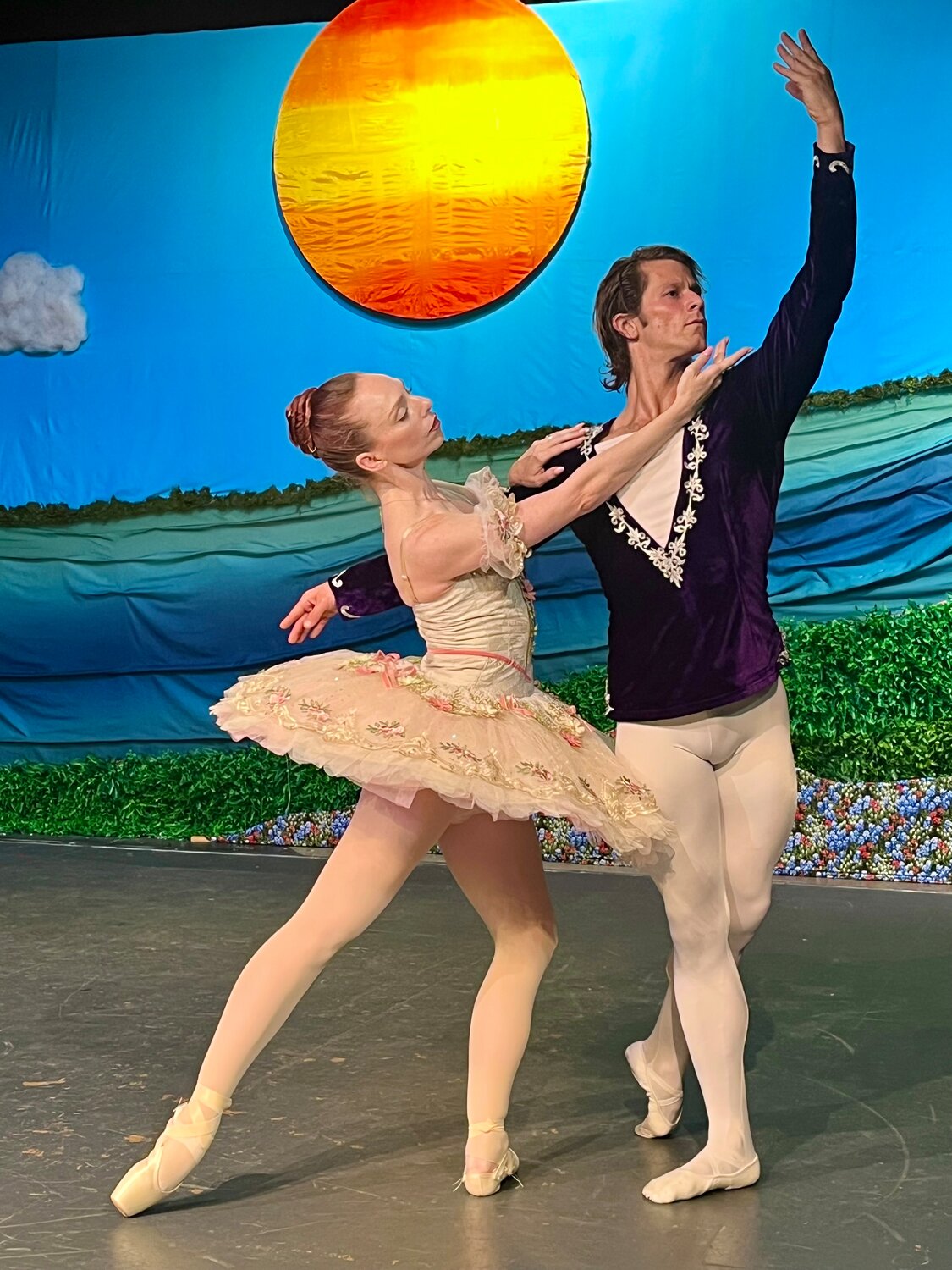 Guest artists Ariana Dewing and Brandon Forrest will shine in the symbolic roles of Hope and Heroes in the Come and Take It Dance original production “Down by the Guadalupe” this weekend.