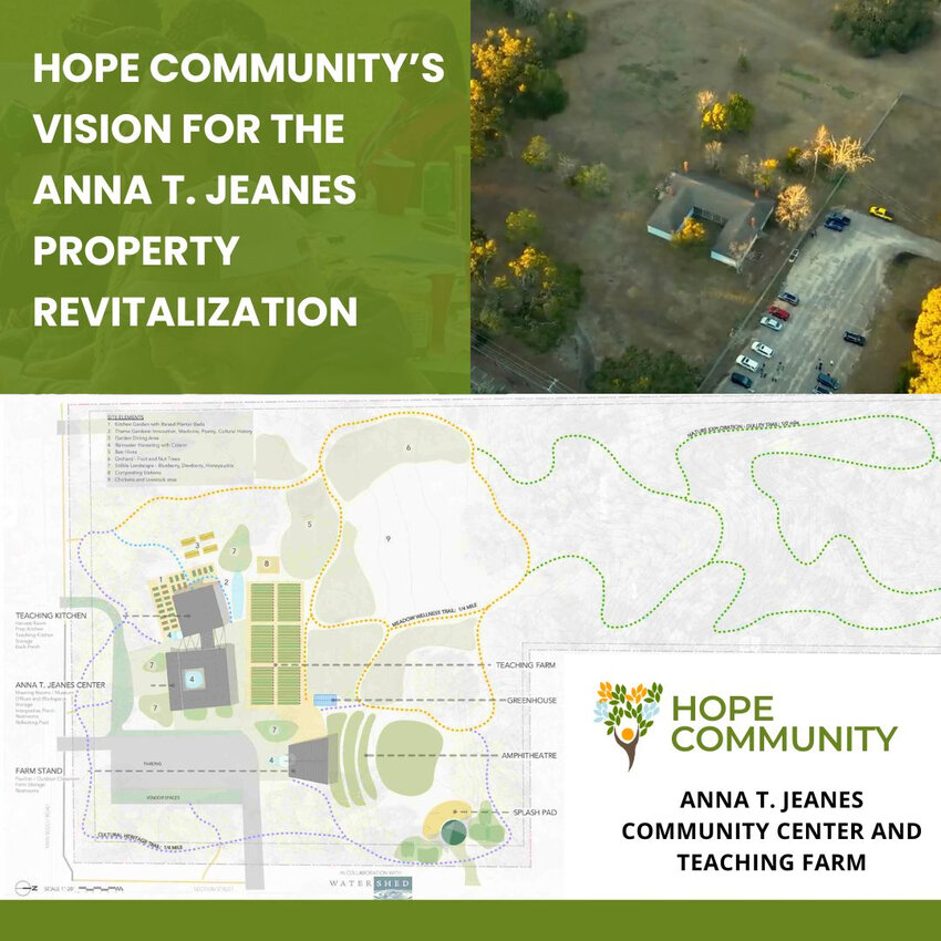 Hope Community's vision for the Anna T. Jeanes property includes a teaching farm and kitchen, an arts and cultural center and a life skills development program.