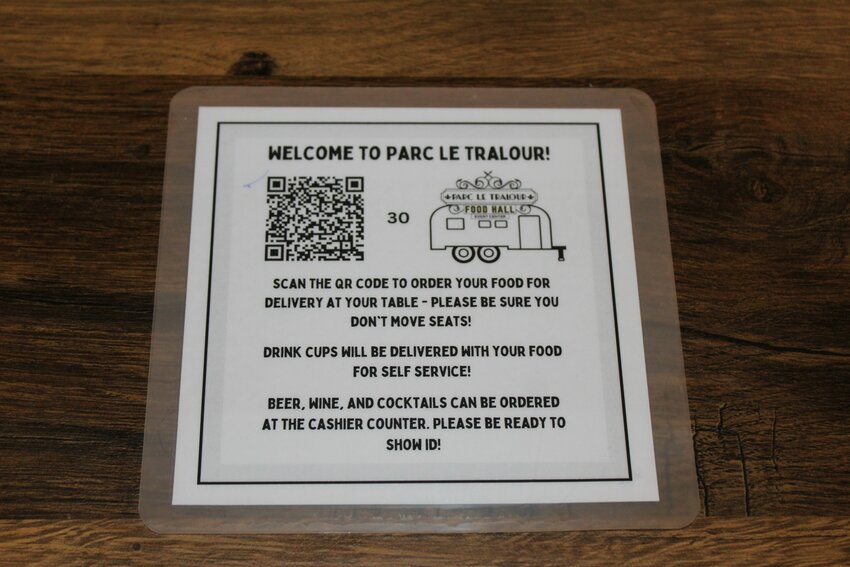 This is not your average food hall. Instead of standing in lines at each concept, diners eating in can find a table, scan the QR code on the table, order from all the concepts and pay. The QR code is unique to each table and when the food is ready, it is delivered to your table.