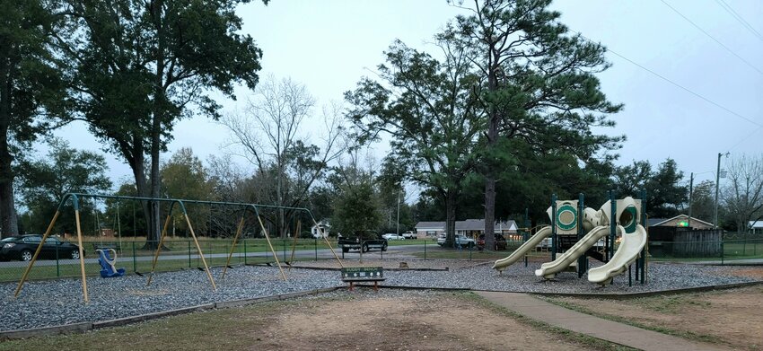 The playground sat empty as attendees arrived to take a final walk of Silverhill Elementary on Dec. 5.
