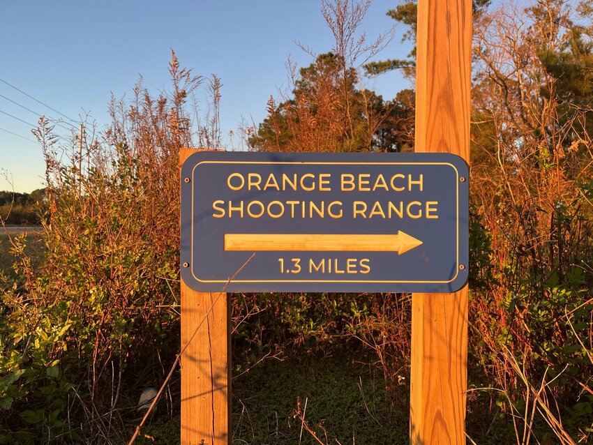 The Orange Beach Sports Shooting Facility will be located down Russian Road, just off Roscoe Road, where the city's shooting range currently is.