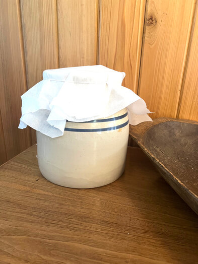 All that is needed for homemade wine is fruit, a crock and a cloth covering. / Harriet Outlaw, GCM Contributor