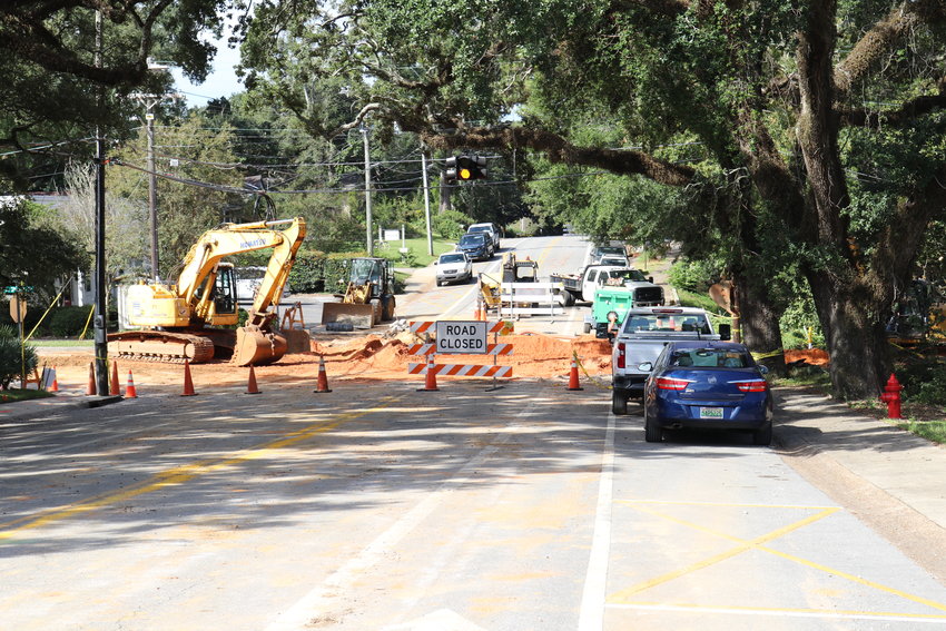 Fairhope Avenue has seen section closures over the past year for a Force Main upgrade, and the project, which started in downtown, has made its way to the section between County Road 13 and U.S. Highway 181.