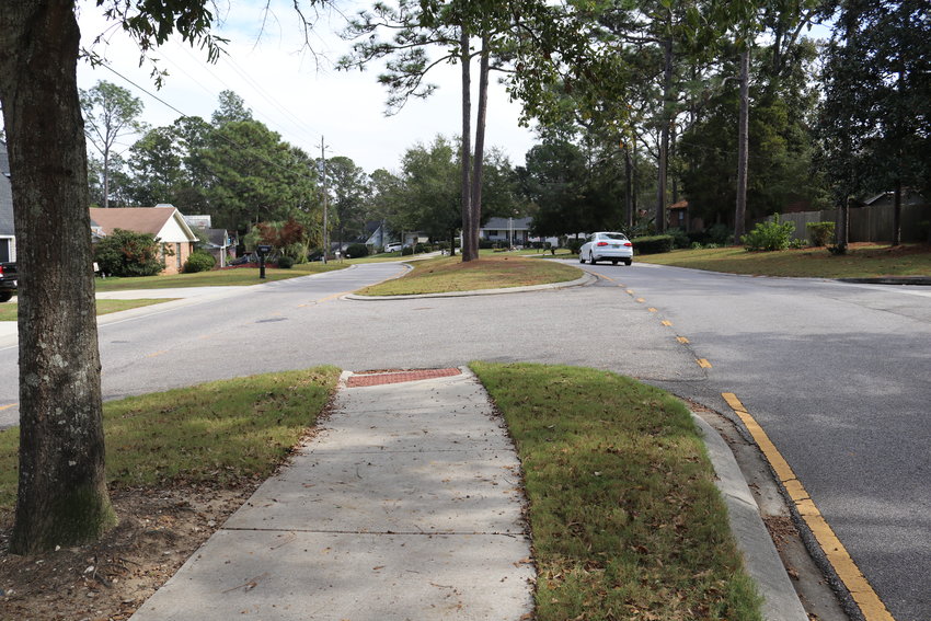 Daphne residents will see the extension of the Ridgewood sidewalk, an ongoing project.