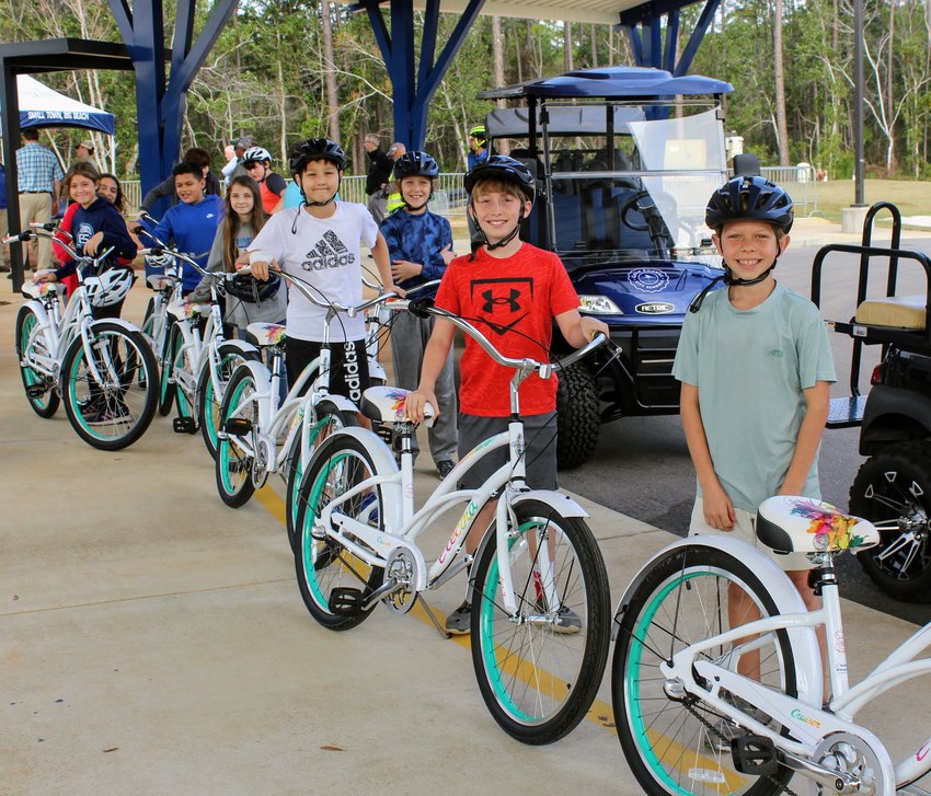 Kerry Dey&rsquo;s fifth grade class is ready to hit the trails of Gulf State Park for their first biking field trip.