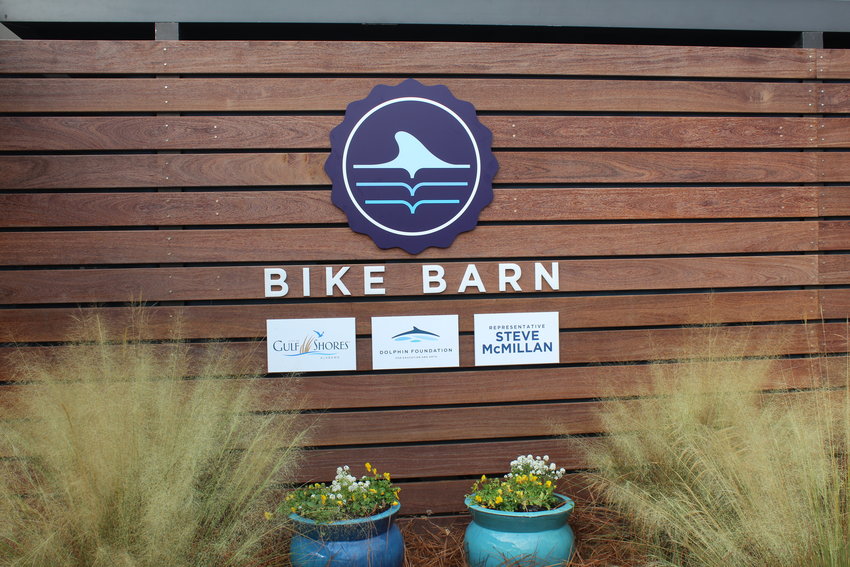 The Bike Barn houses a class set of bicycles for students and teachers to use. These bicycles allow Gulf Shores City Schools to expand their Science by the Shore lessons to Gulf State Park and throughout the city of Gulf Shores.