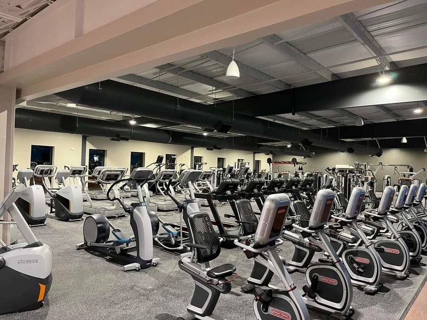 Equipment was placed in the cardio area last December. The new functional area includes a complete tire flip.