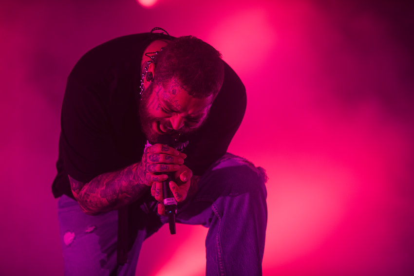 Post Malone was a headliner for the 2022 Hangout Music Festival.