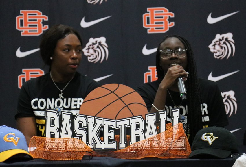 The backcourt duo signed their scholarships during a May 20 ceremony at the high school and were joined by family, friends and student-athletes. In their senior seasons, Boykin and Phillips helped the Tigers to a 22-11 overall record and a postseason berth with a second-place finish in the area tournament.