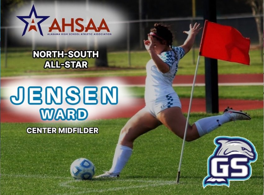 Gulf Shores&rsquo; Jensen Ward will represent the Dolphins at the 2022 AHSAA North-South All-Star Sports Week July 18-22 alongside five other local soccer players.
