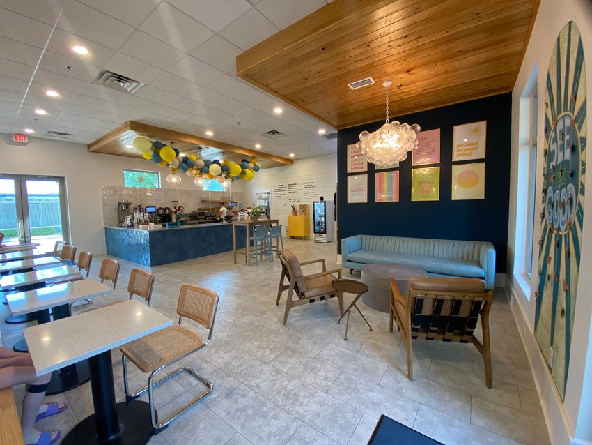 The Kind Cafe Fairhope has a welcoming space that makes a great spot to meet friends.
