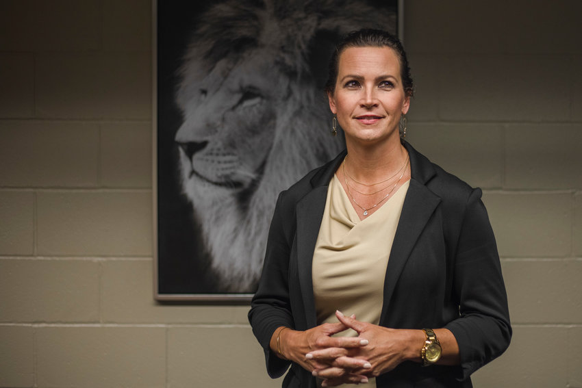 Jessica Webb took over as principal of Foley High School in February. She said she&rsquo;s excited to continue the school's rich traditions while moving towards the future.