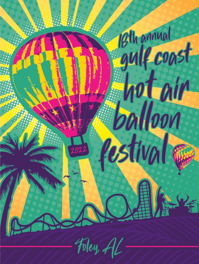 Local artist and small-business owner Tara McMeans was selected as the 2022 winner of the Gulf Coast Hot Air Balloon Festival poster design contest.
