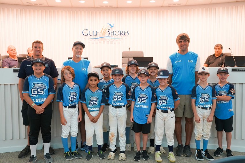 Gulf Shores&rsquo; 10u Cal Ripken All-Star team was honored at the July 25 city council meeting following a run to the state tournament.