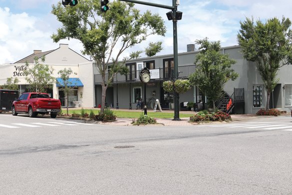 Fairhope officials are developing plans to create a public space at the clock corner at the intersection of Fairhope Avenue and Section Street. The city council hired the Christian Preus Landscape Architecture firm to design the project.
