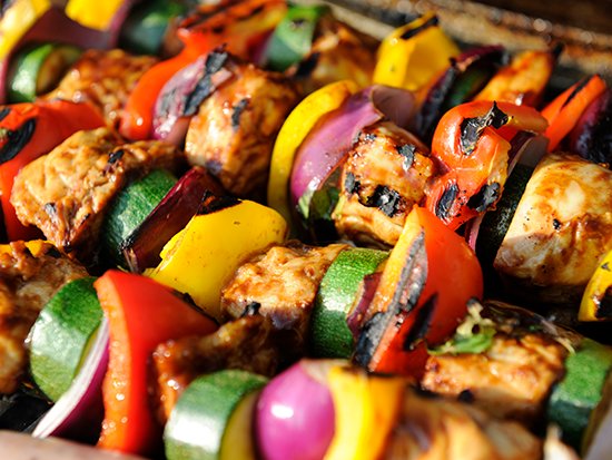 Eating more fruits and vegetables will boost fiber intake and keep people feeling full throughout the game.