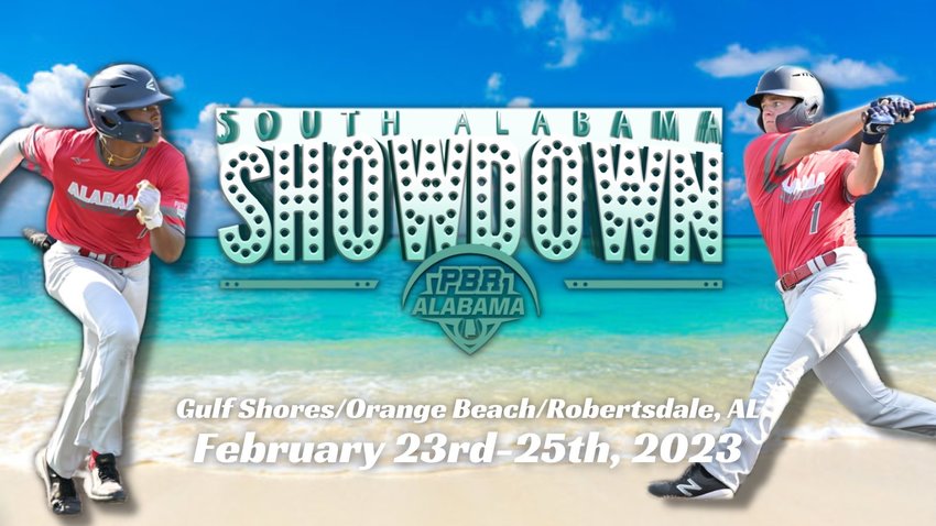Robertsdale, Gulf Shores and Orange Beach will play host to Prep Baseball Report&rsquo;s first-ever South AL Showdown Feb. 23-25, 2023. The 13-team group will also feature Baldwin County&rsquo;s Bayside Academy, Daphne, Fairhope and Spanish Fort.