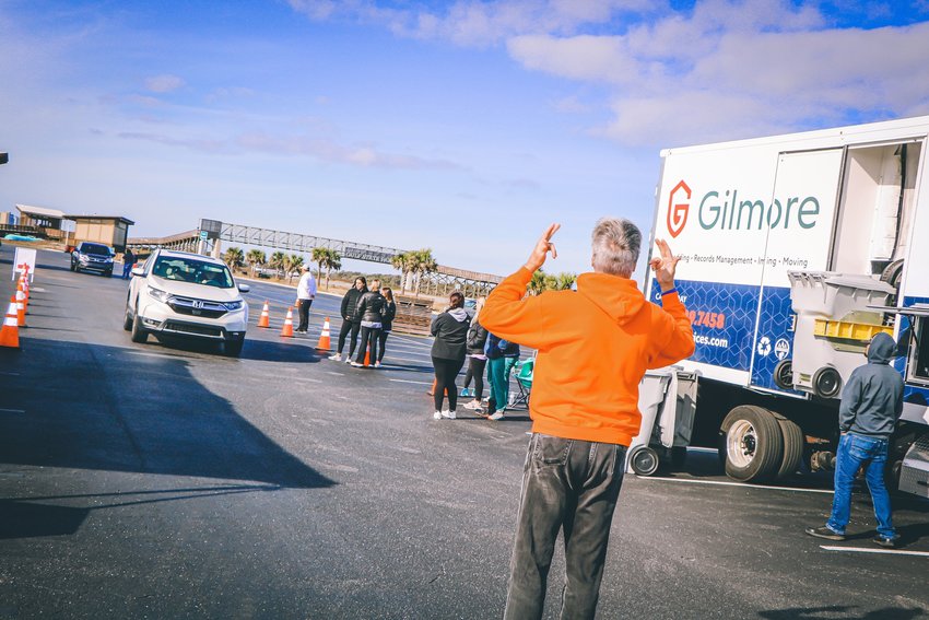 The event is free to the public and has a simple process in place. Simply drive up in the lane you are directed to and volunteers will take items from your vehicle.