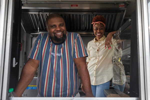 Aaron and Margaret Penton own and operate the Divine Empanada Food Truck.